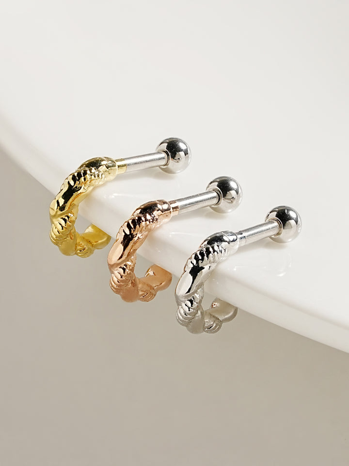 Western Pattern Cartilage Ear Piercing 16