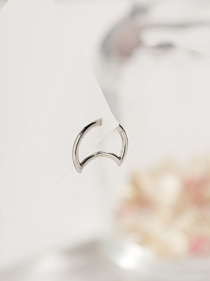 Moonwalk Shine Cartilage Ear Hoop Piercing 16G