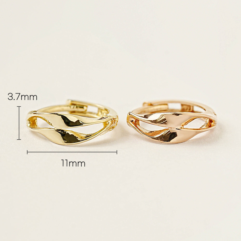 14K 18K Artic Cartilage Hoop Earring