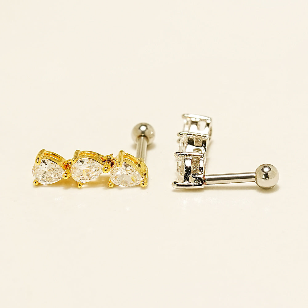 Tear Cubic Drop Cartilage earring