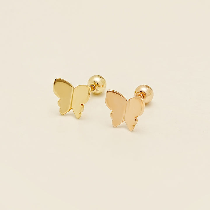 14K Gold Sweety Butterfly Cartilage Earring 20G18G16G