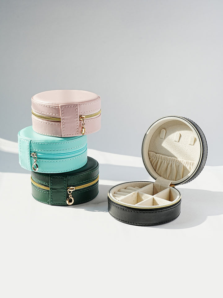 Portable Circle Jewelry Box