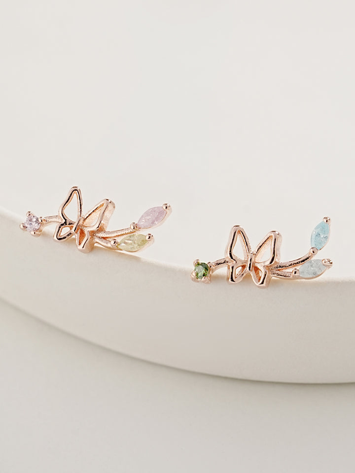 925 Silver Breeze Butterfly Cartilage Earring 20G