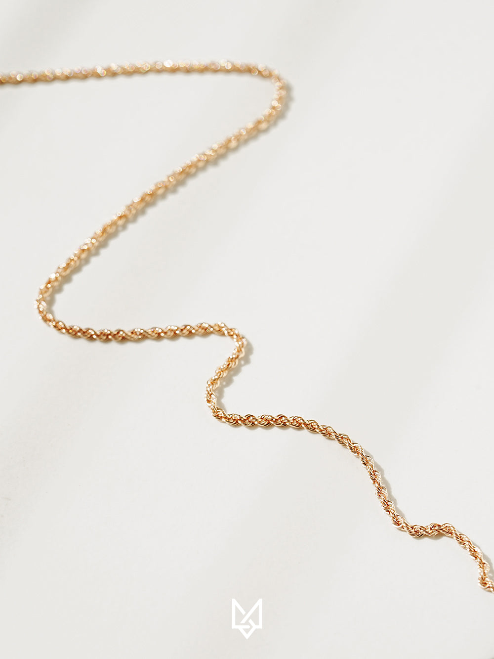 14K Rope Chain Necklace