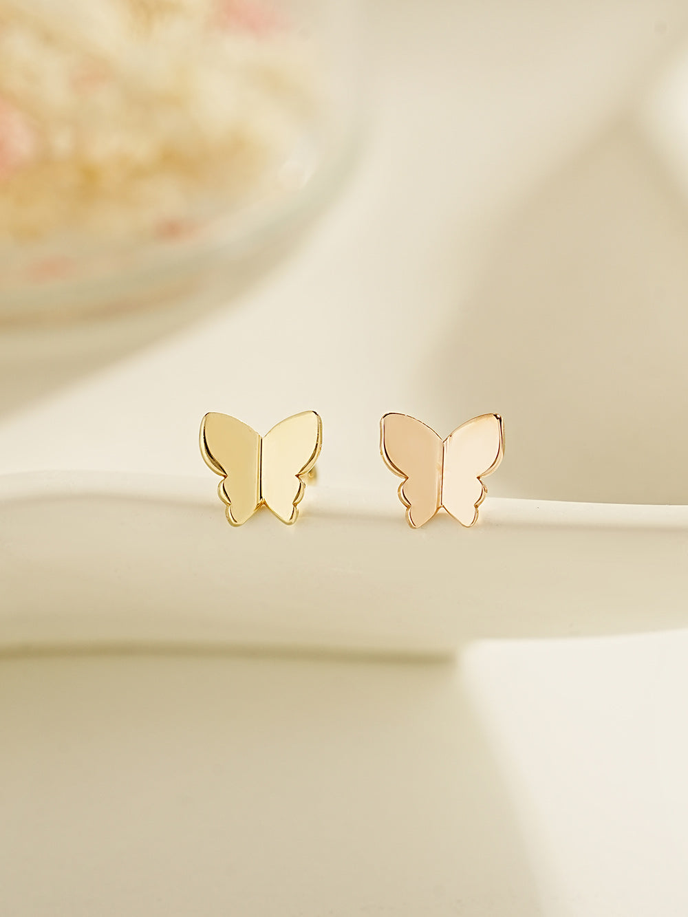 14K Gold Sweety Butterfly Cartilage Earring 20G18G16G