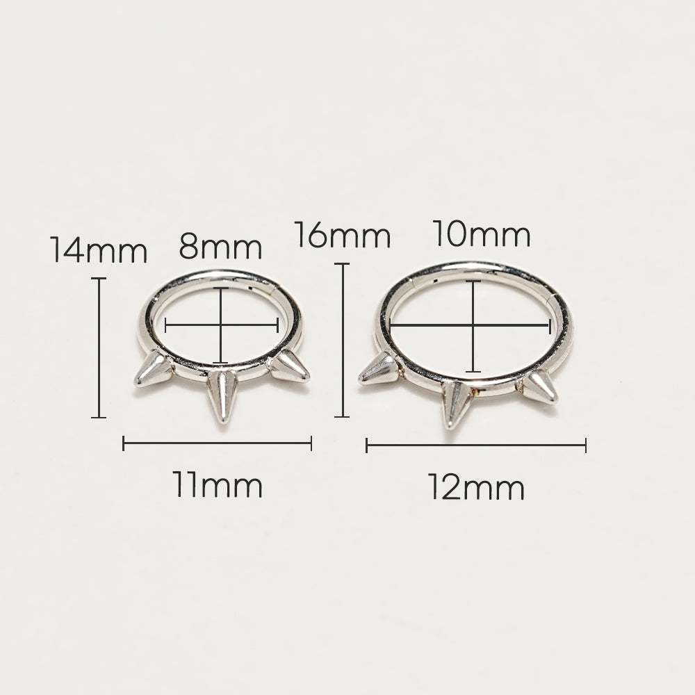 Lone Circle Cartilage Ear Hoop Piercing 16G