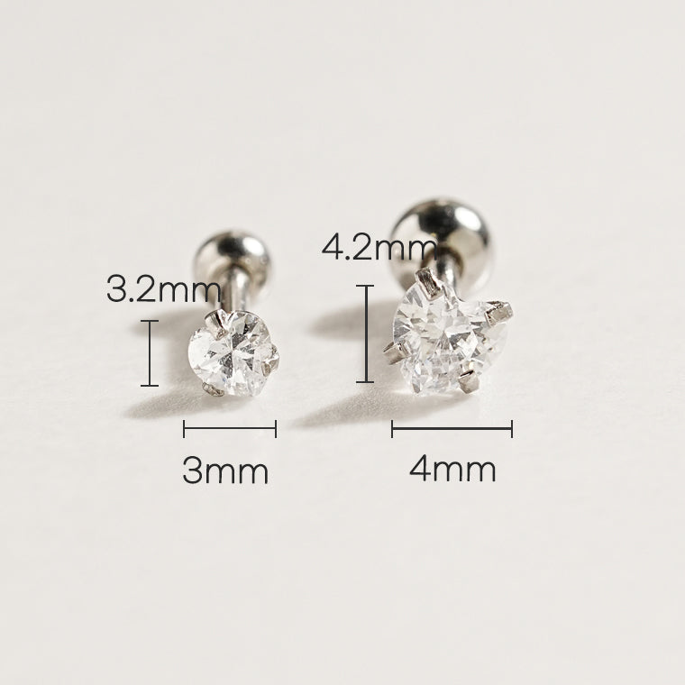 Cutie Memory Heart Cartilage Ear Piercing 16G