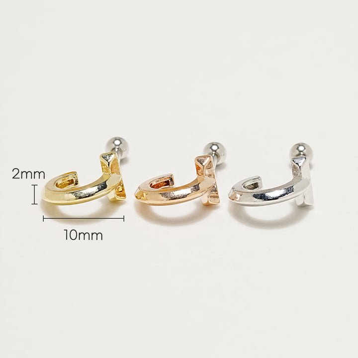 Motive Box Cartilage Ear Piercing 16G