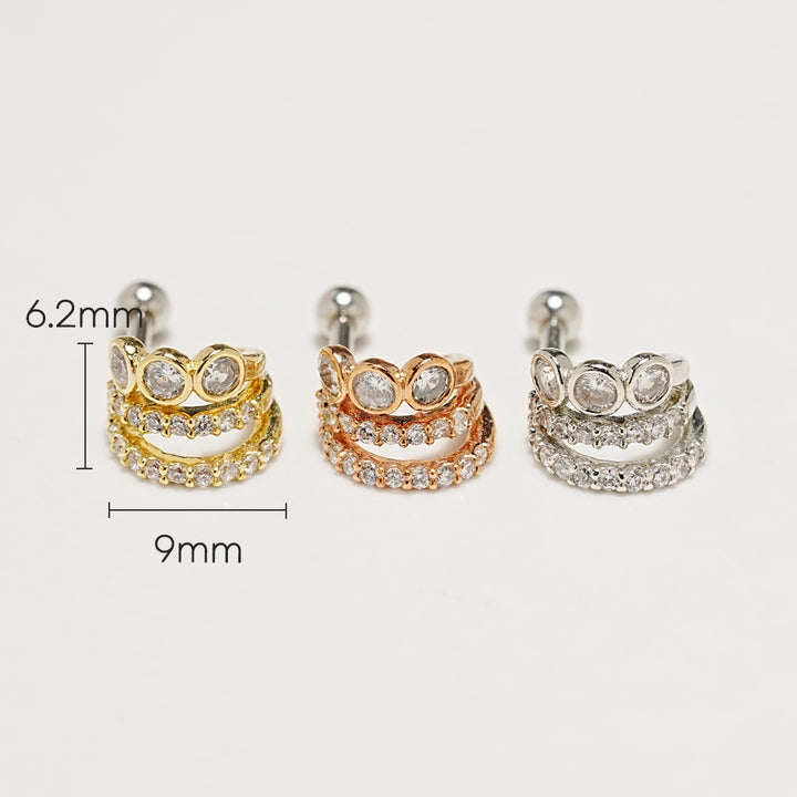 Light Motion Cartilage Ear Piercing 16G