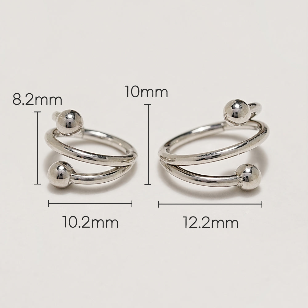 Magnetic Circle Cartilage Ear Hoop Piercing 16G