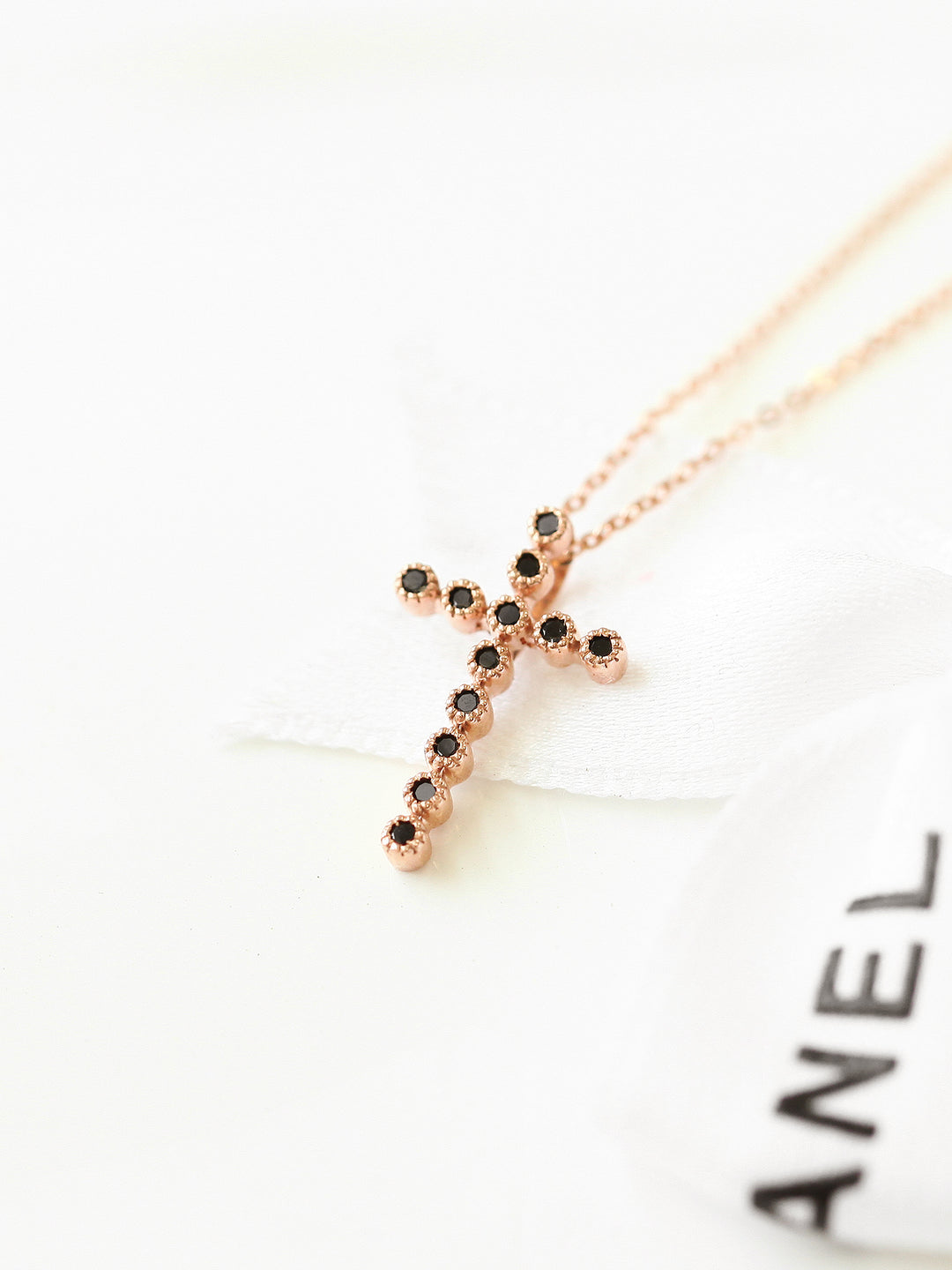 14K 18K Gold Cubic Cross Necklace