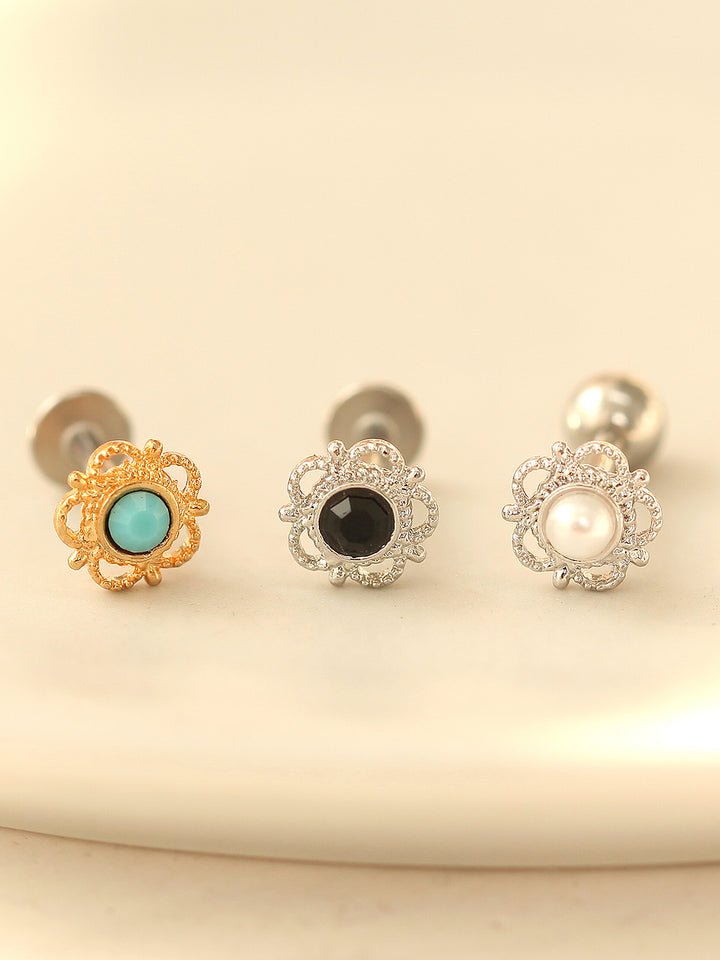 Vintage Flower Piercing