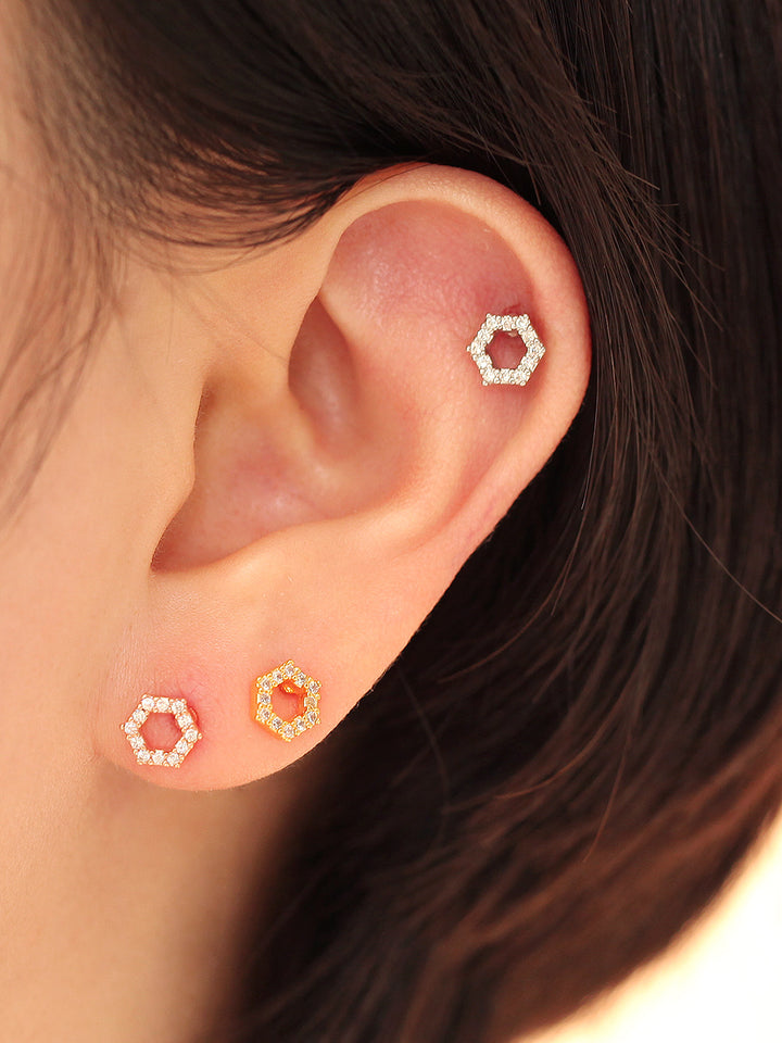 Hexagon Cubic Piercing