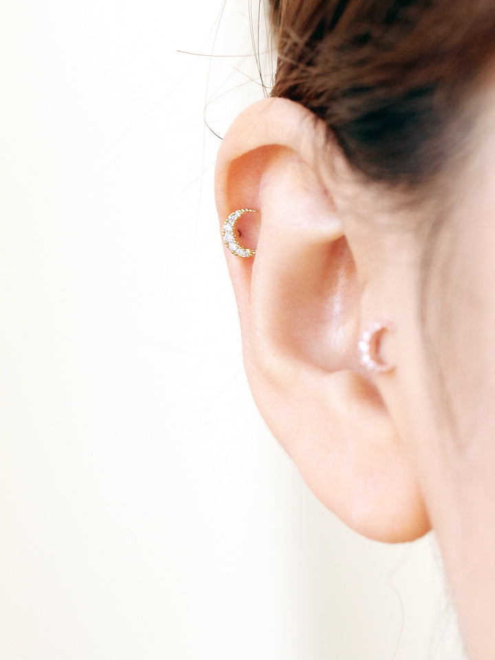 Crescent Cartilage Earrings