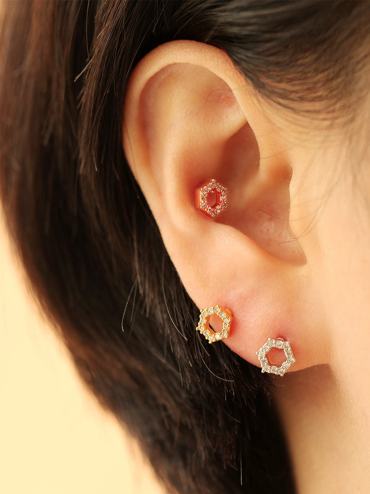 Hexagon Cubic Piercing