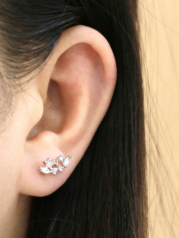 Tear Drop Star Cubic Piercing