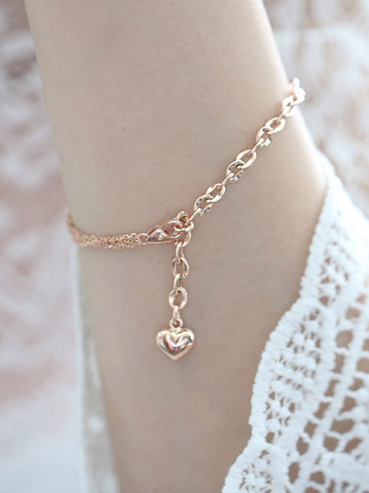 14K Gold Half Chain Bracelet