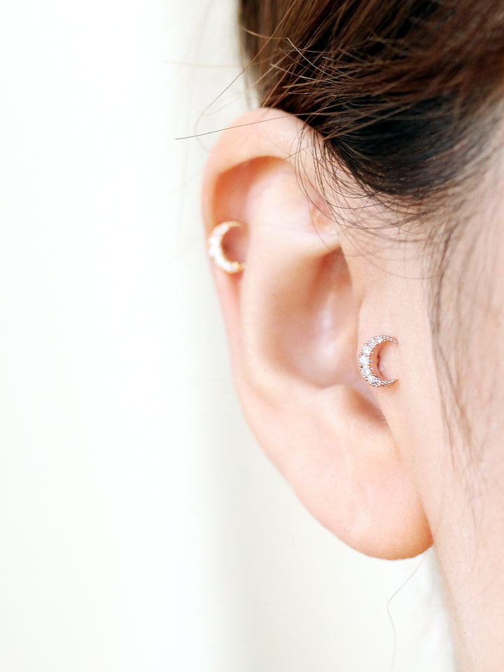 Crescent Cartilage Earrings