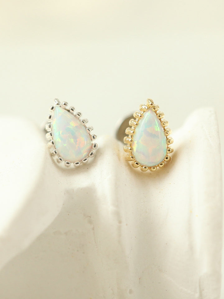 Teardrop Opal Cartilage earring