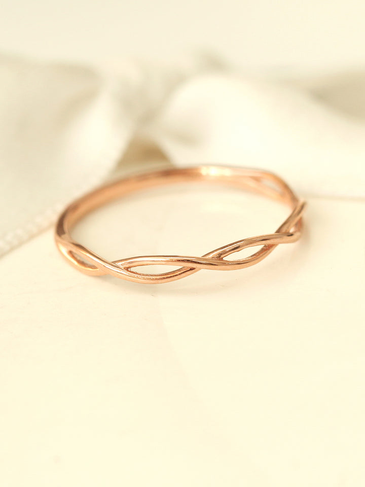 14K 18K Gold Twist Ring