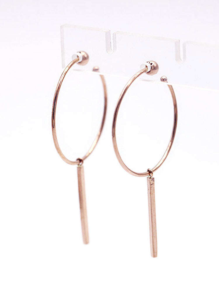 14K gold Hoop Earring 18g