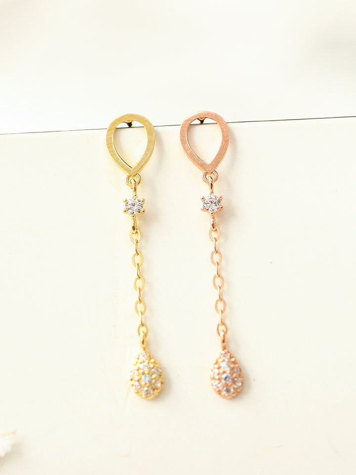 14K gold Drop earring 20g