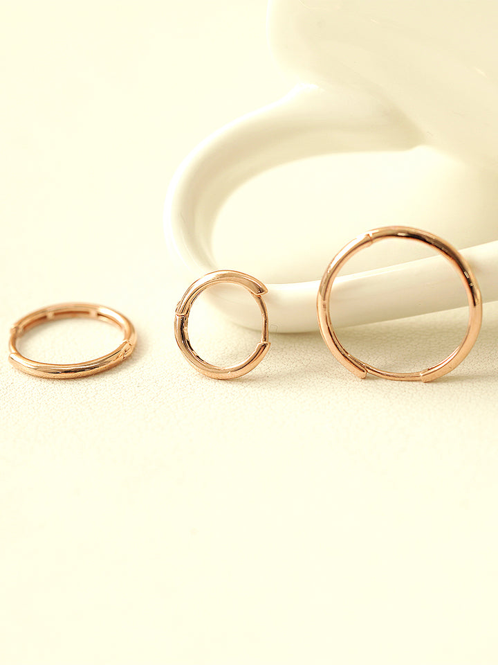 14K Gold Hoop Earring