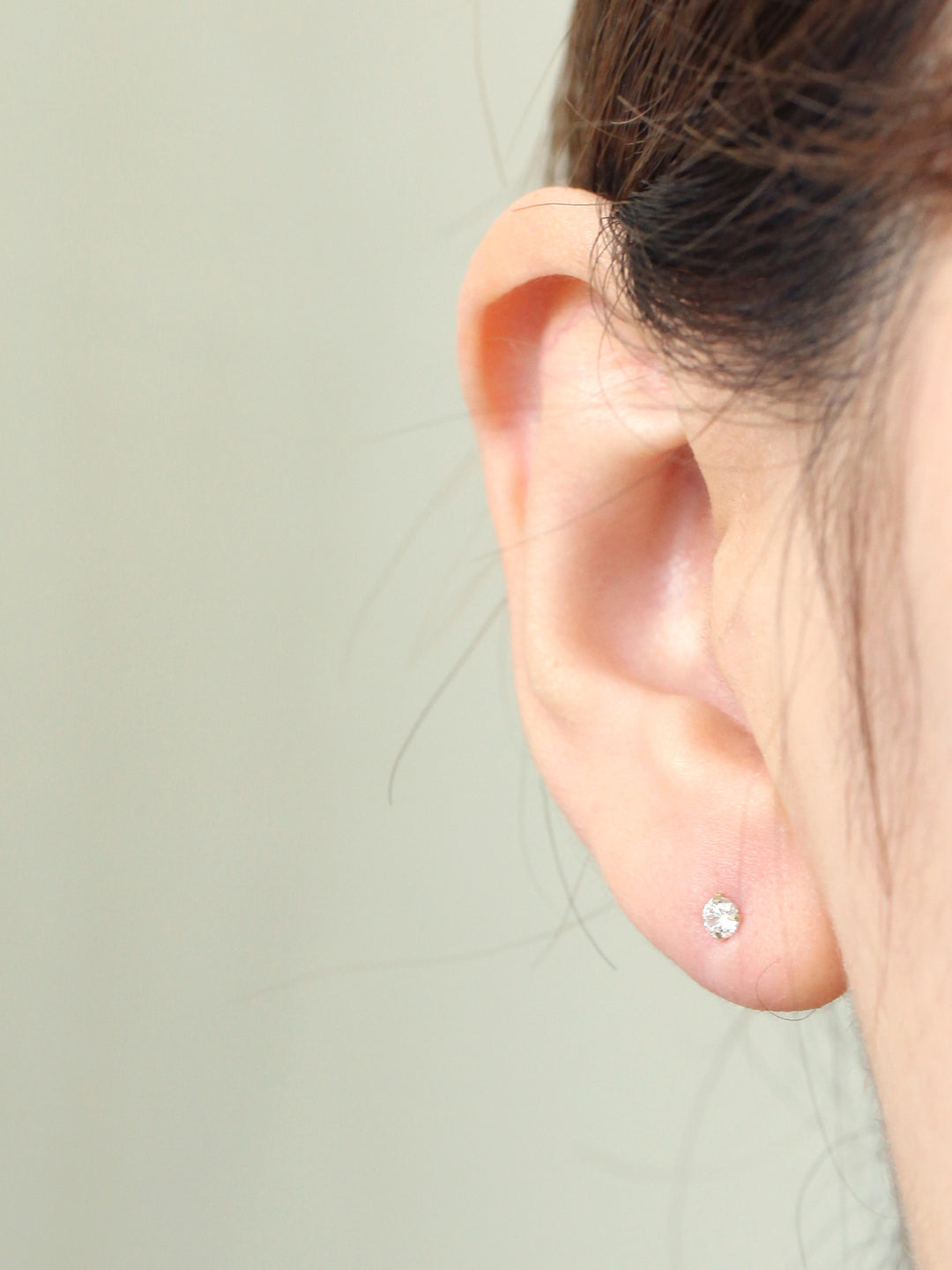 14K Gold Daily Cubic Earring