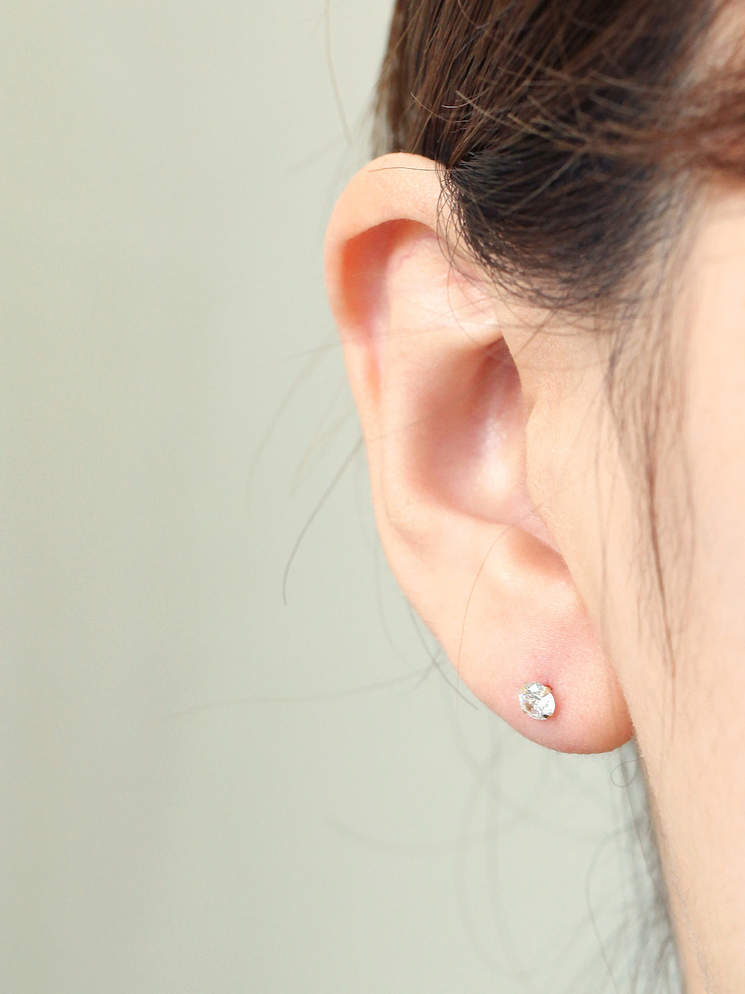 14K Gold Daily Cubic Earring