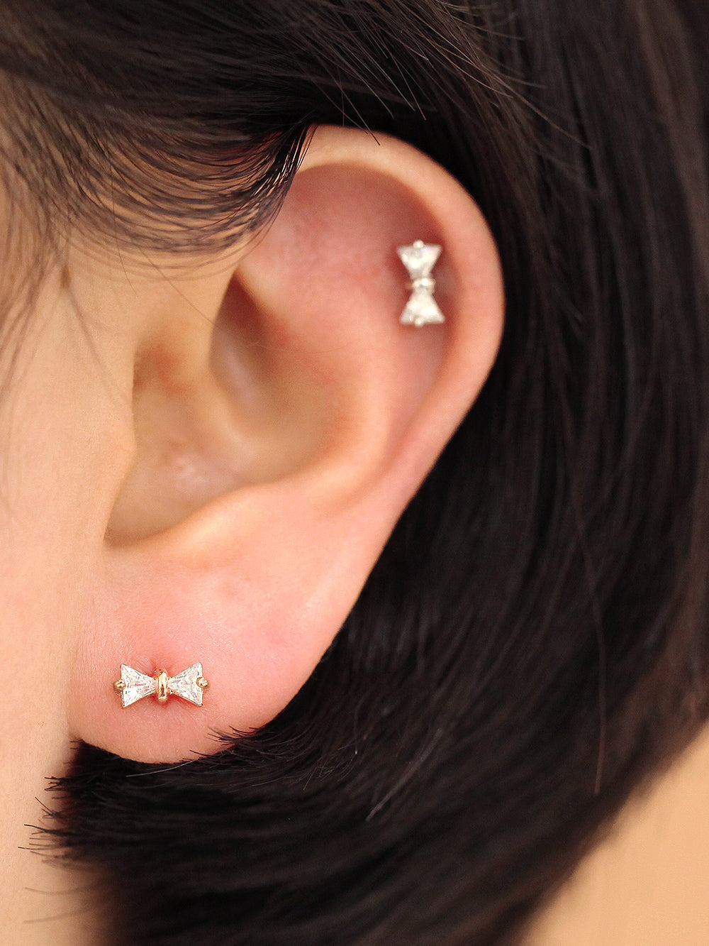 Mini Ribbon Cubic Piercing