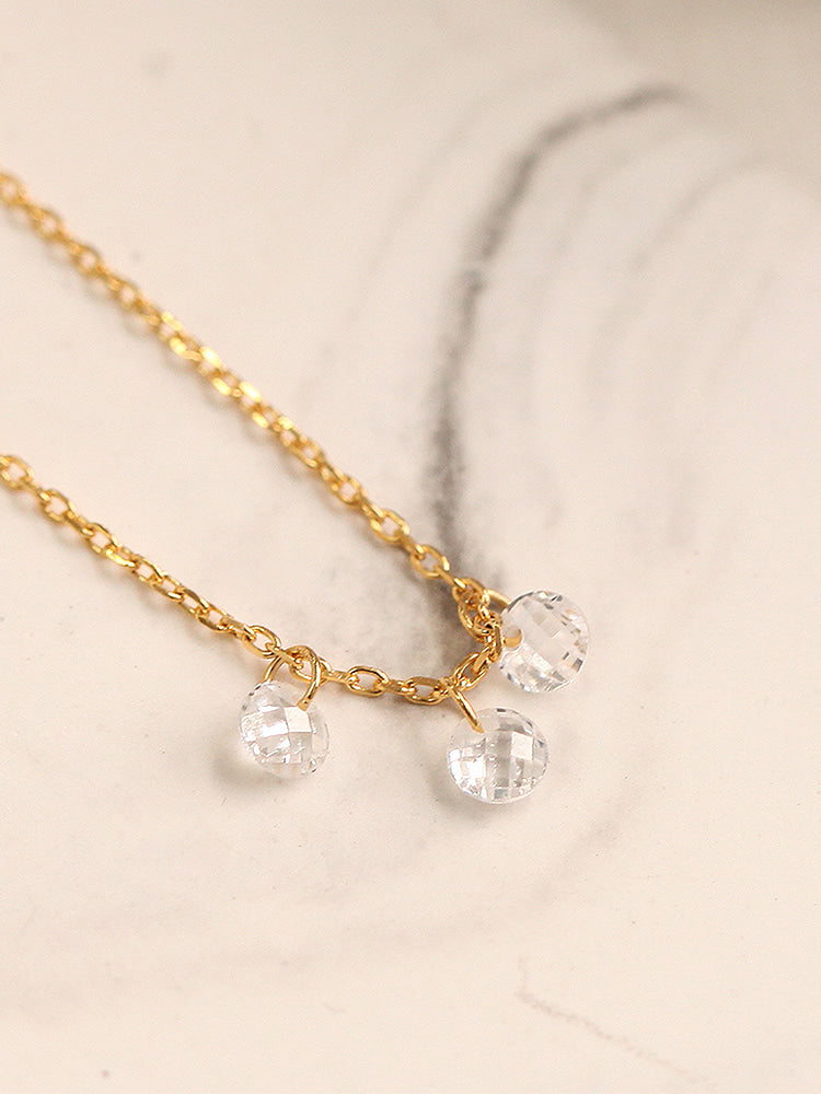 925 Silver Crystal Necklace