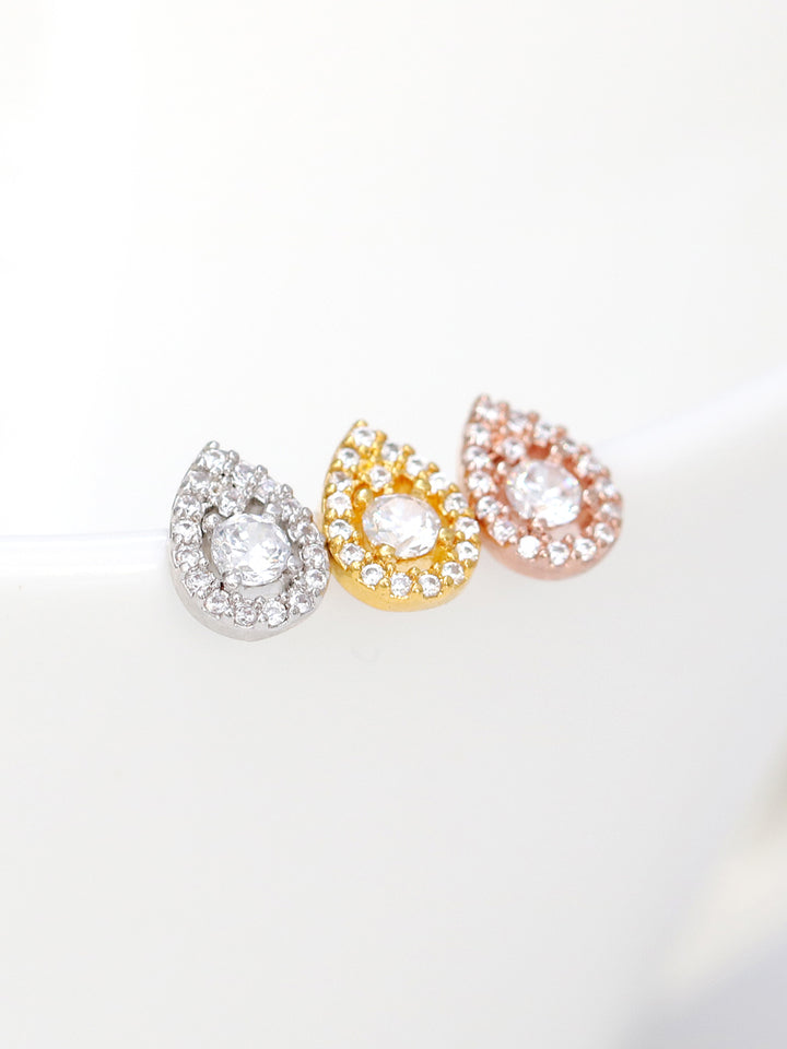 Classic Teardrop CZ Cartilage Earring