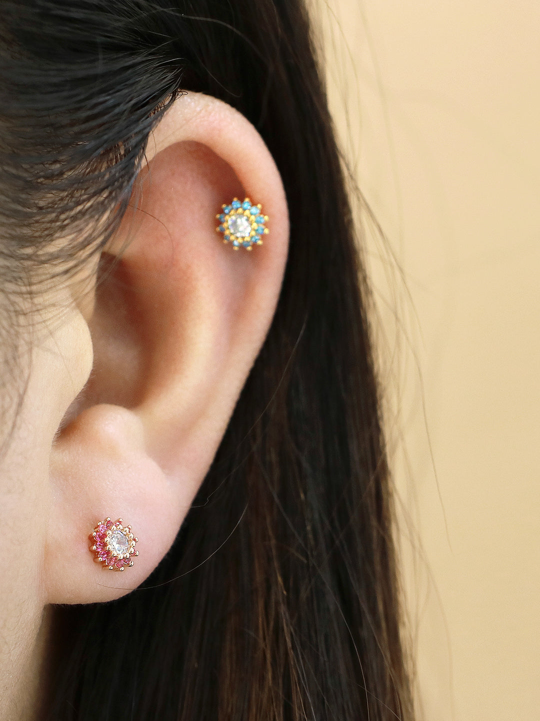 Colorful Sunflower Piercing