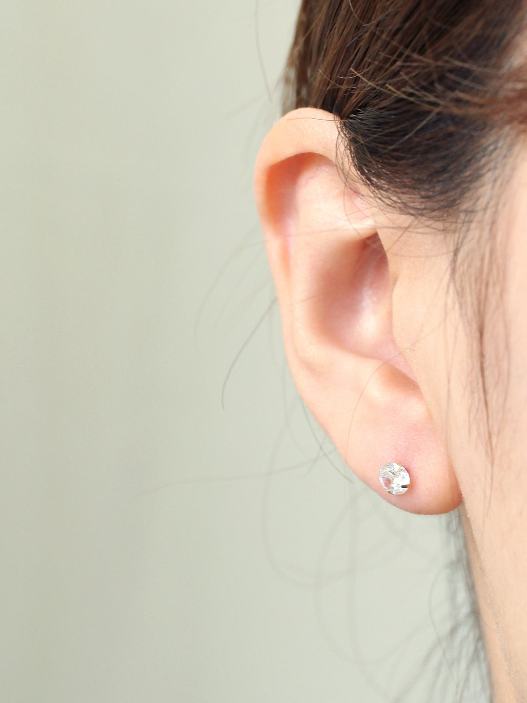 14K Gold Daily Cubic Earring