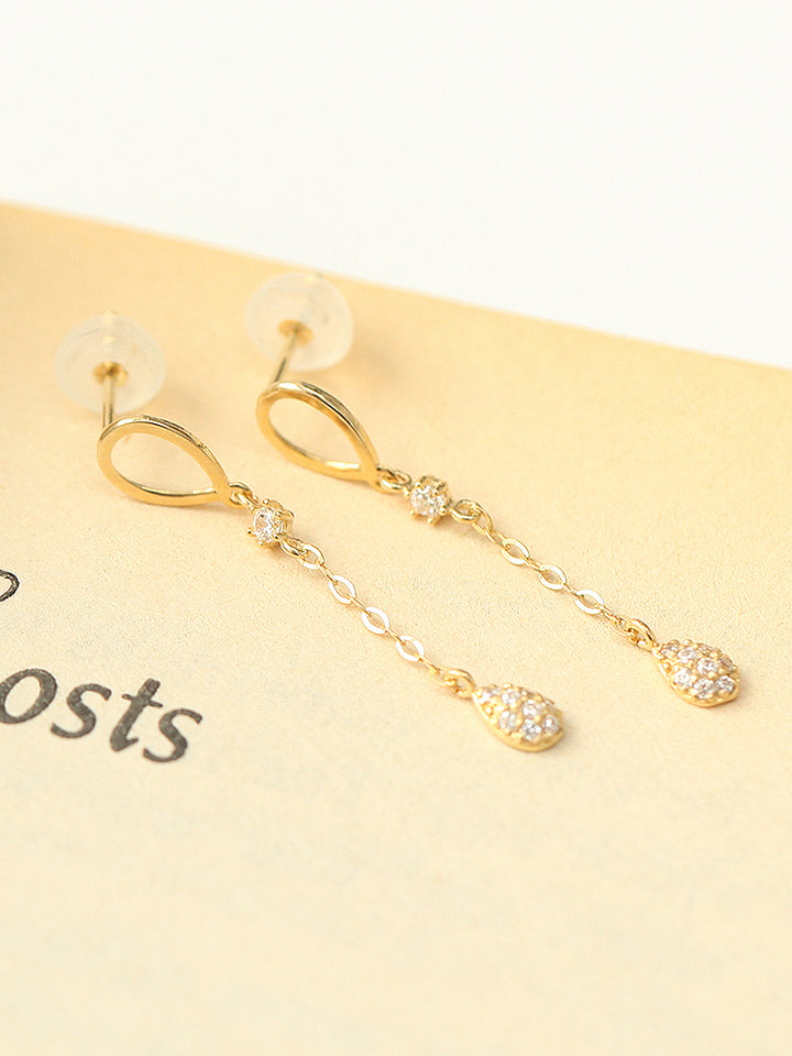 14K gold Drop earring 20g