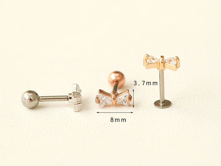 Mini Ribbon Cubic Piercing