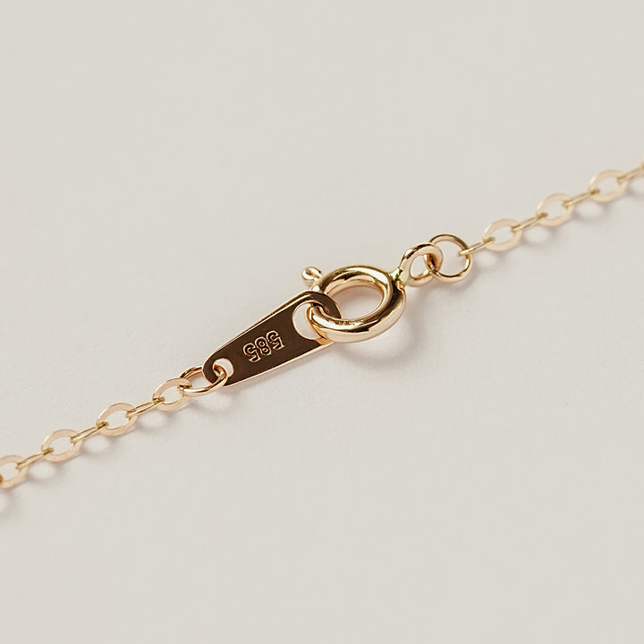 14K 18K Gold Moissanite Necklace