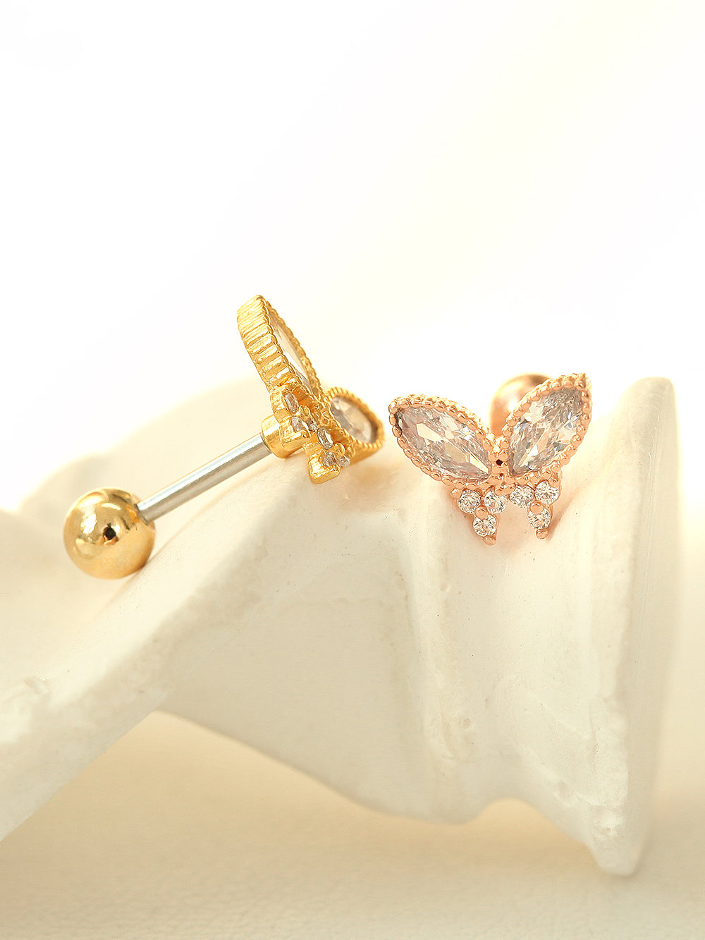 Crystal Butterfly Piercing