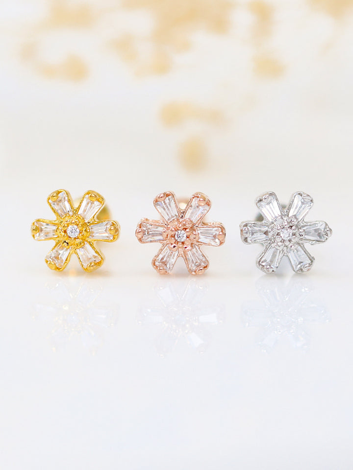 Mini Cosmos Flower Cartilage Earring