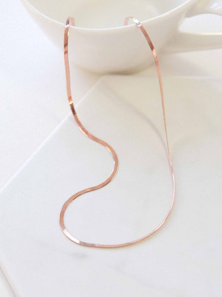 14K 18K Gold Snake Chain Necklace