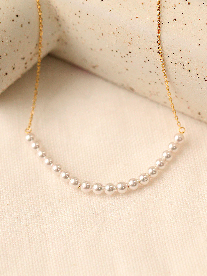 925 Silver Pearl necklace