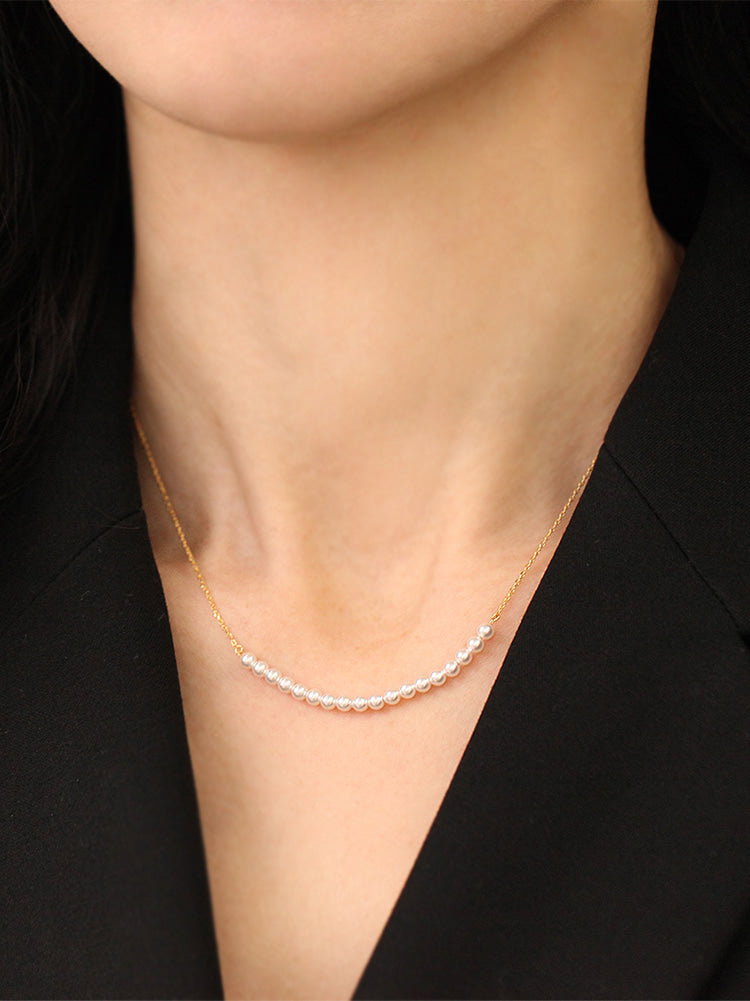 925 Silver Pearl necklace