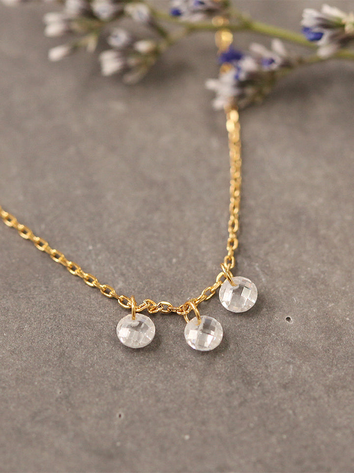 925 Silver Crystal Necklace