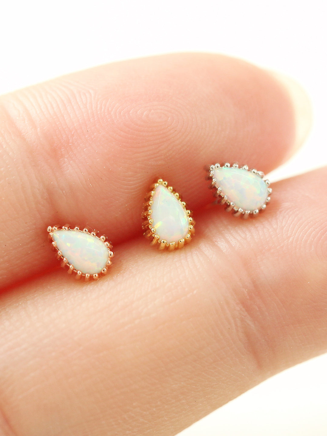 Teardrop Opal Cartilage earring