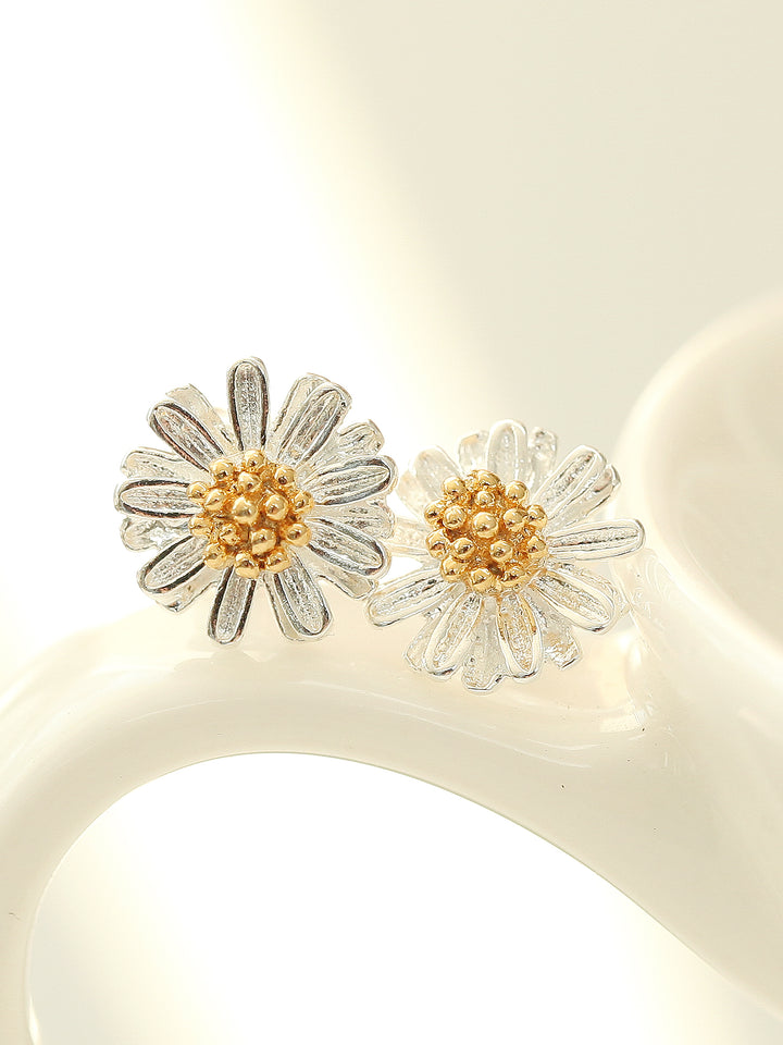 925 Silver Daisy Stud Earring