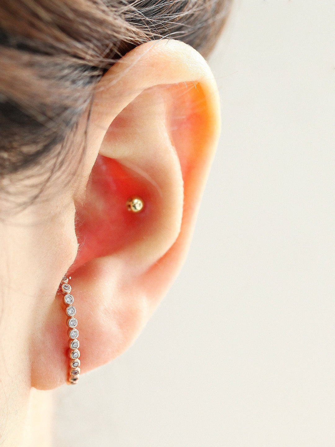 Point CZ Ear cuff earring