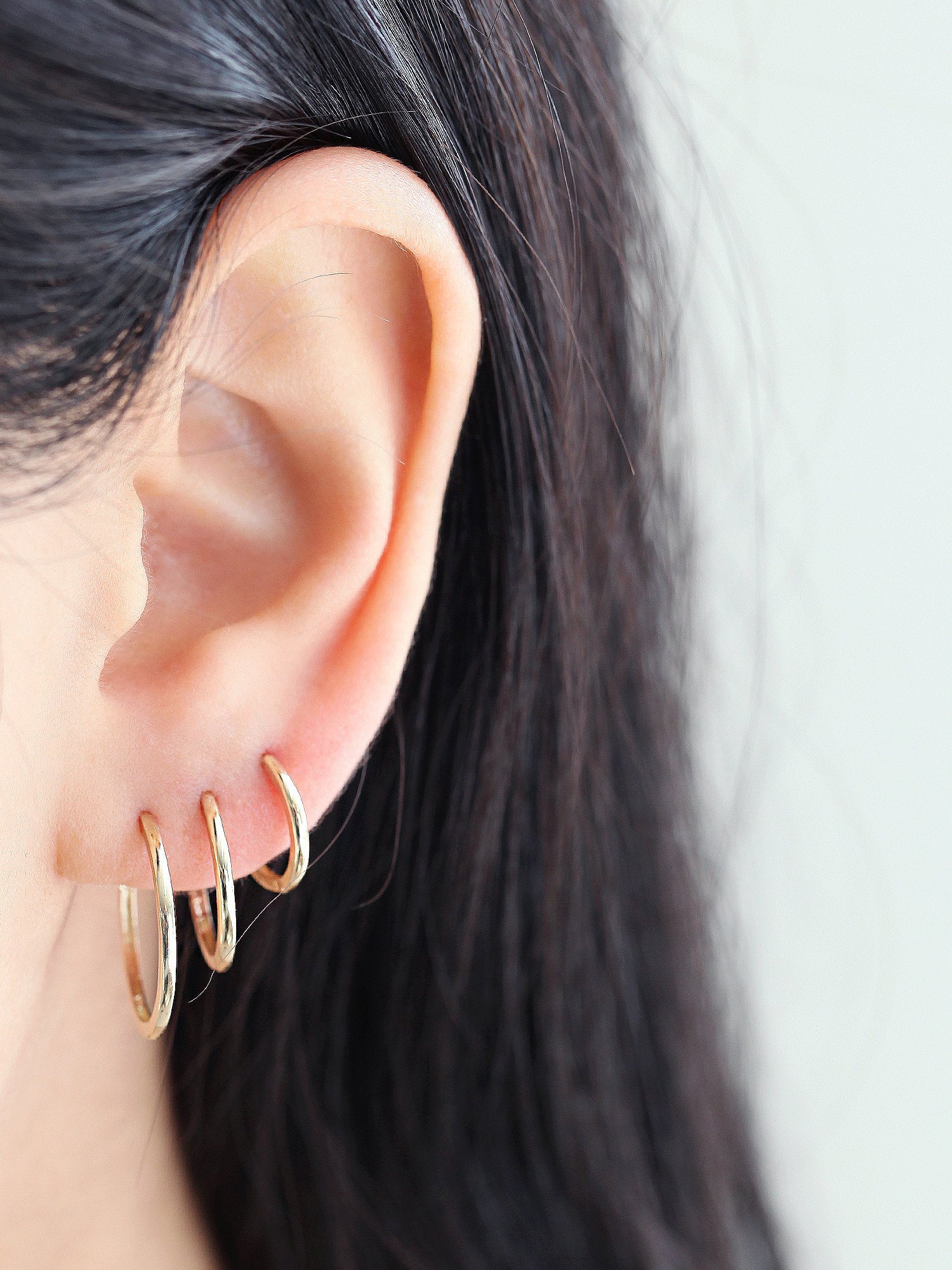 Fashion daily gold earrings