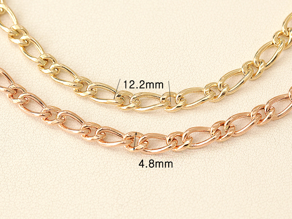 14K Gold Hollow Knot Chain Bracelet