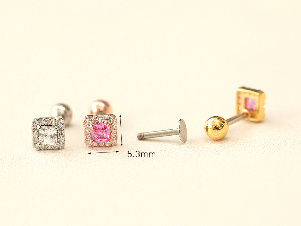 Candy Square Cubic Piercing