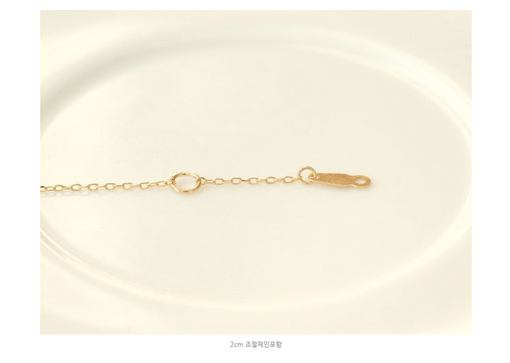 14K Gold Dainty Heart Necklace